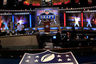 NEW YORK, NY - APRIL 28:  A general view of the Draft stage during the 2011 NFL Draft at Radio City Music Hall on April 28, 2025 in New York City.  (Photo by Chris Trotman/Getty Images)
