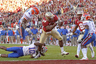 TALLAHASSEE FL - NOVEMBER 27: Lonnie Pryor #24 of the Florida State Seminoles rushes for a touchdown during a game against the Florida Gators at Doak Campbell Stadium on November 27 2010 in Tallahassee Florida.  (Photo by Mike Ehrmann/Getty Images)