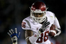PASADENA, CA - OCTOBER 8: Wide receiver Marquess Wilson #86 of the Washington State Cougars carries the ball against the UCLA Bruins at the Rose Bowl on October 8, 2025 in Pasadena, California.   (Photo by Stephen Dunn/Getty Images)