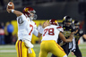 EUGENE, OR - NOVEMBER 19: Quarterback Matt Barkley #7 of the USC Trojans throws a pass in the first half of the game against the Oregon Ducks at Autzen Stadium on November 19, 2025 in Eugene, Oregon. (Photo by Steve Dykes/Getty Images)